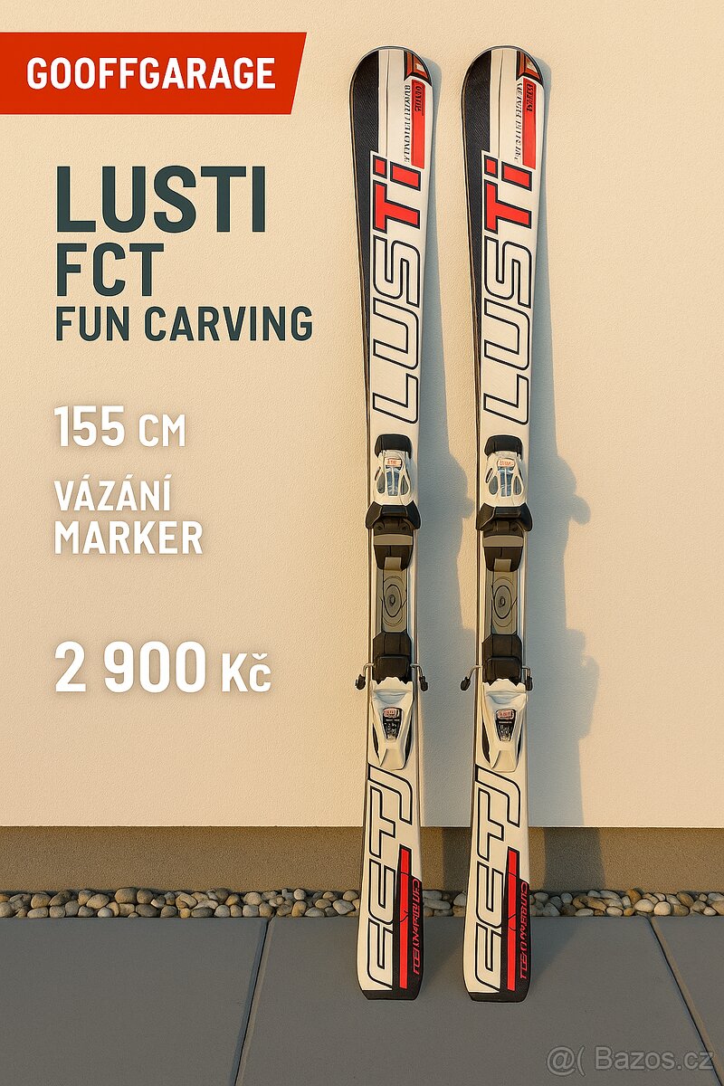 Lusti FCT Fun Carving – 155 cm | Marker | po servisu 🎿