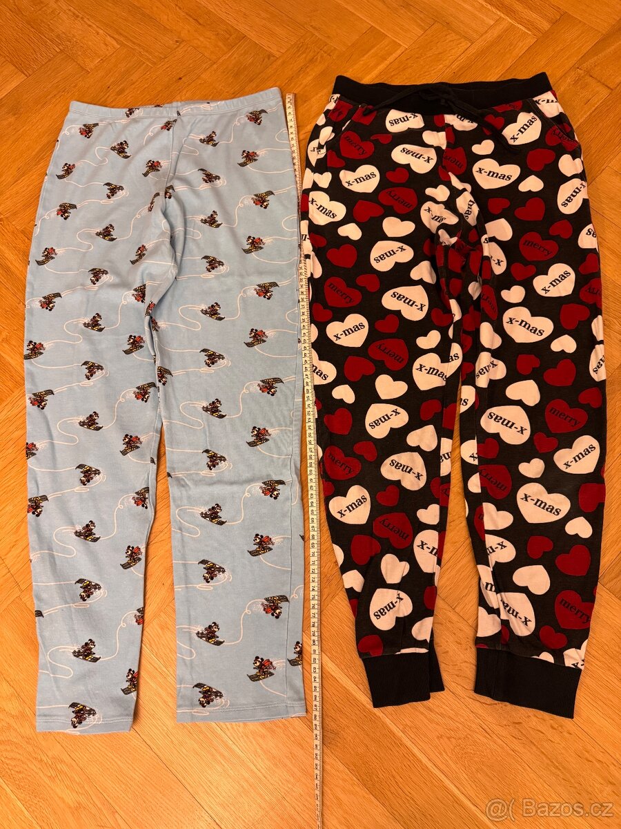 Vánoční pyžamové kalhoty