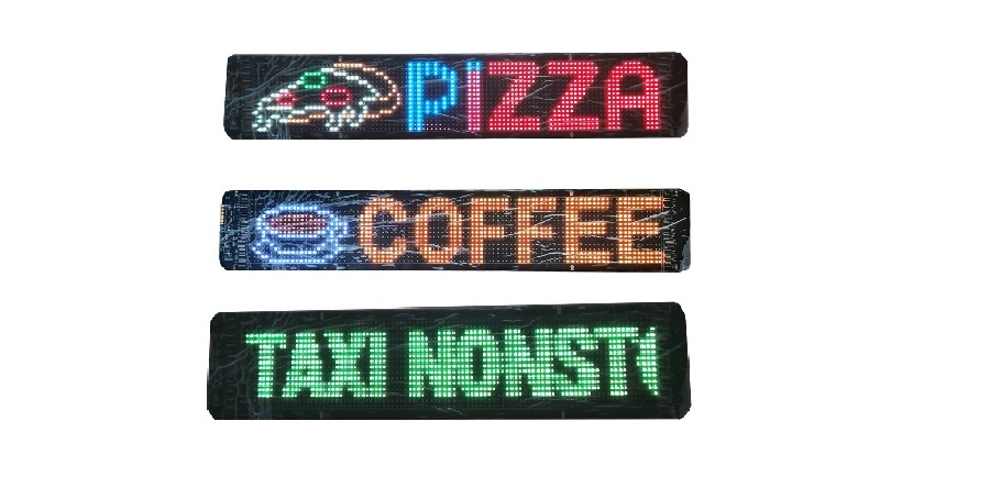 FLEXIBILNÍ REKLAMNÍ LED PANEL PÁS FULL COLOR 60x12cm na 5V