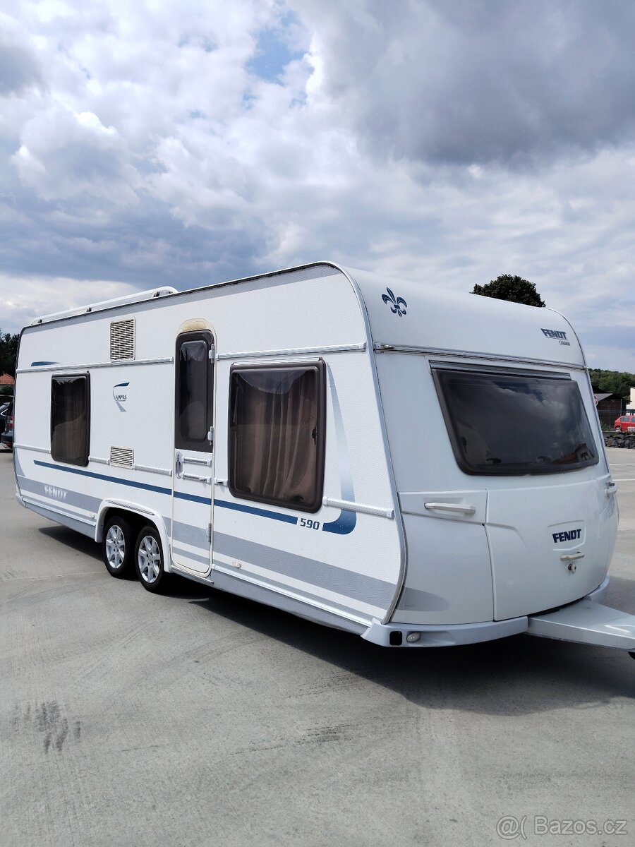 Prodám dvouosý karavan fendt Topas 590