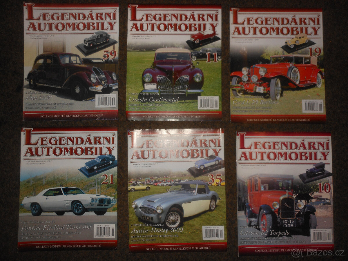 Časopisy - automobily