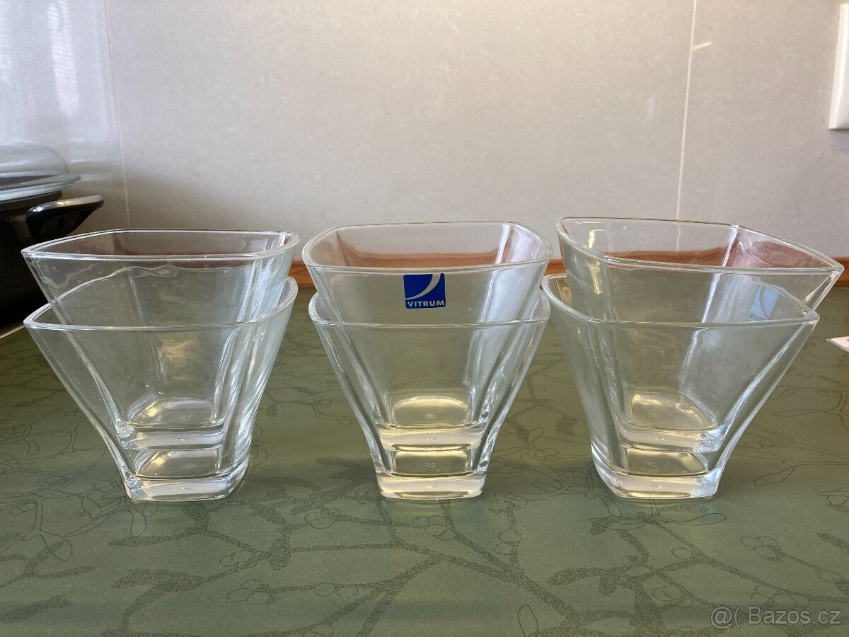 Sada skleněných misek Vitrum