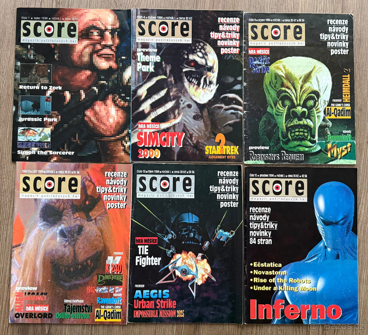 Staré čísla časopisu Score, Hráč, Riki