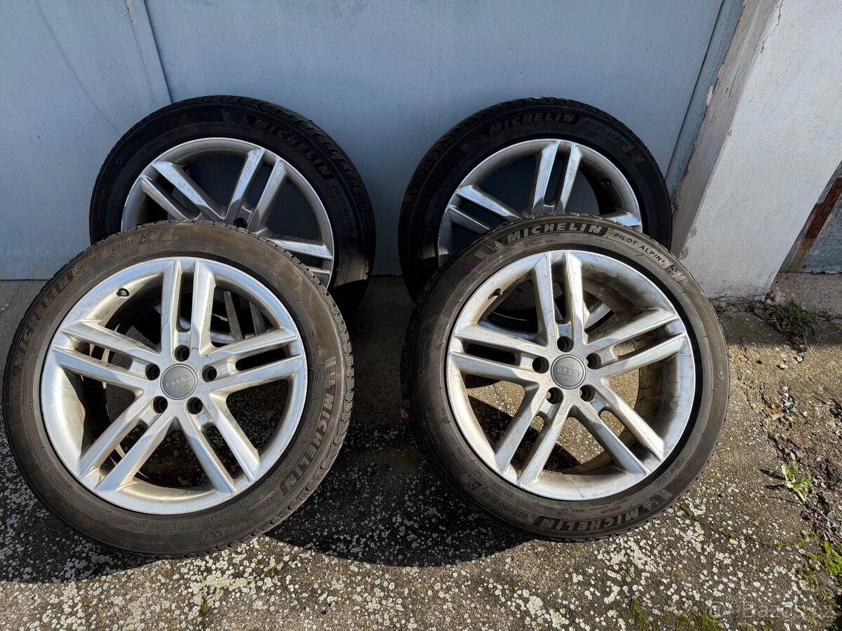 ALU kola Audi R18 225/50 zimní MICHELIN pilot alpin5 vzorek