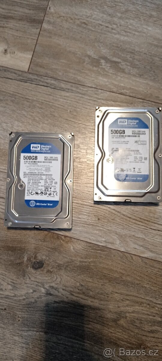 WD Blue 500GB 2ks