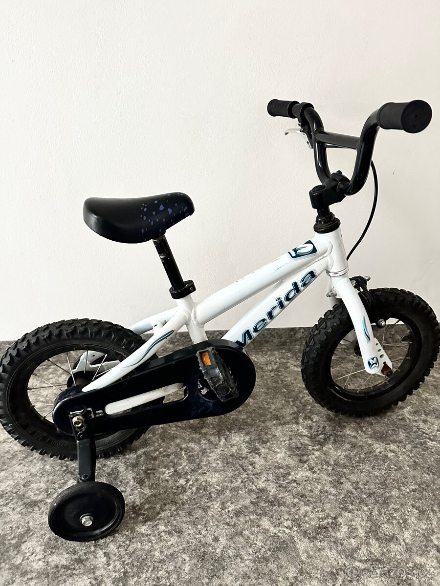 Kolo pro děti Merida - s přídavnými kolečky