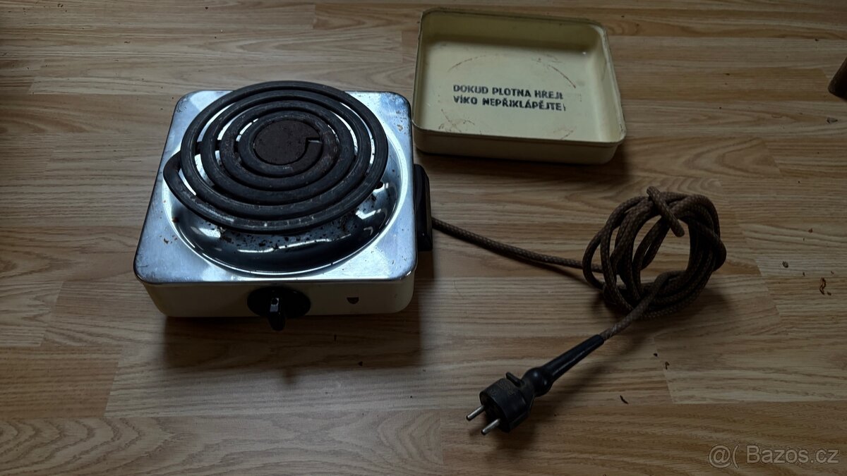Retro vařič elektrický