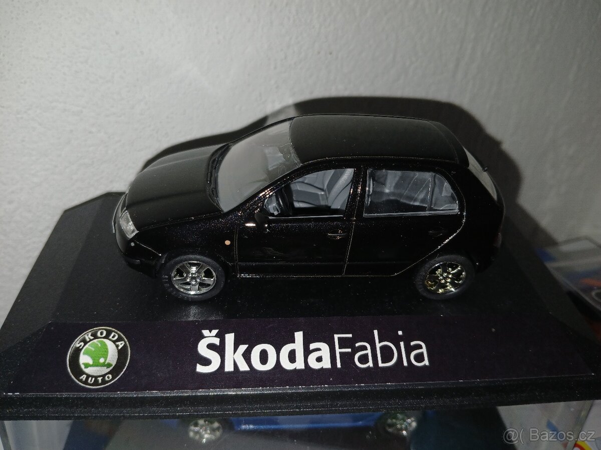 Skoda Fabia hatchback kaden 1:43 černá