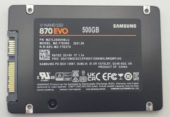 Nevyužívaný, značkový a rýchlý SAMSUNG SSD 500 GB EVO 870