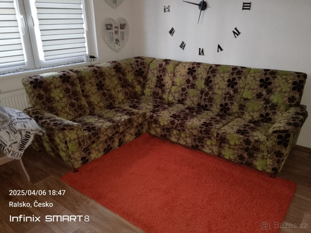 Rozkládací sedací souprava