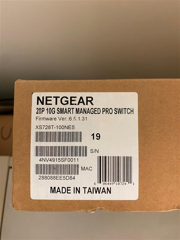 Netgear & HP switch