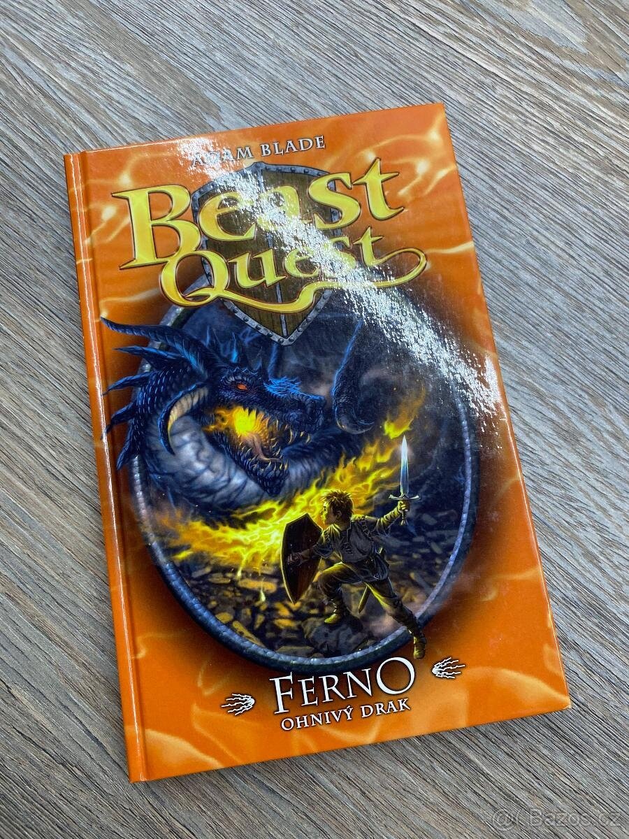 Kniha - Beast Quest - Ferno Ohnivý drak - NOVÉ