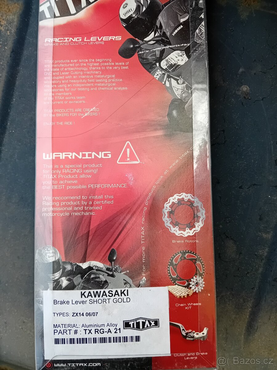 Páčka titax kawasaki