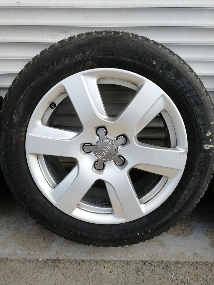 Alu kola 5x112 17 Et 37 pneumatiky 225/55/17