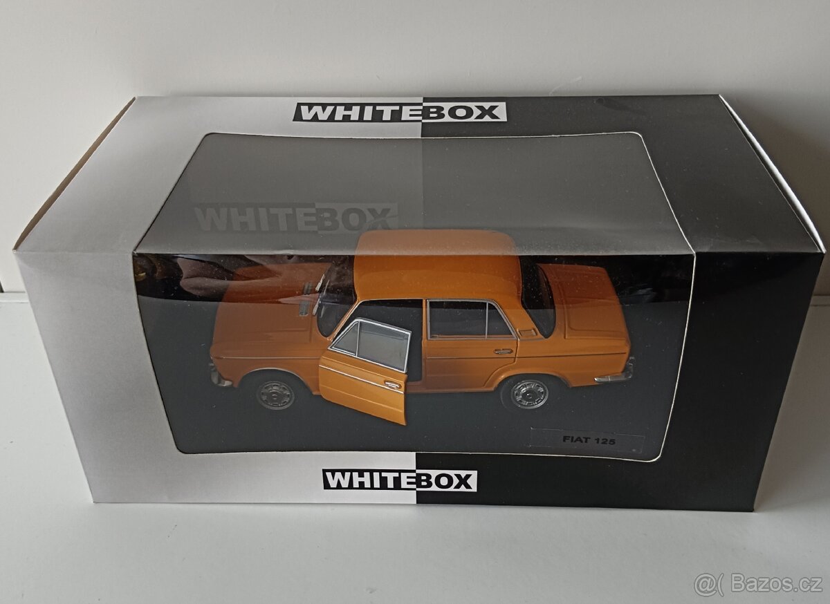 Fiat 125 oranžový Whitebox 1:24 White box