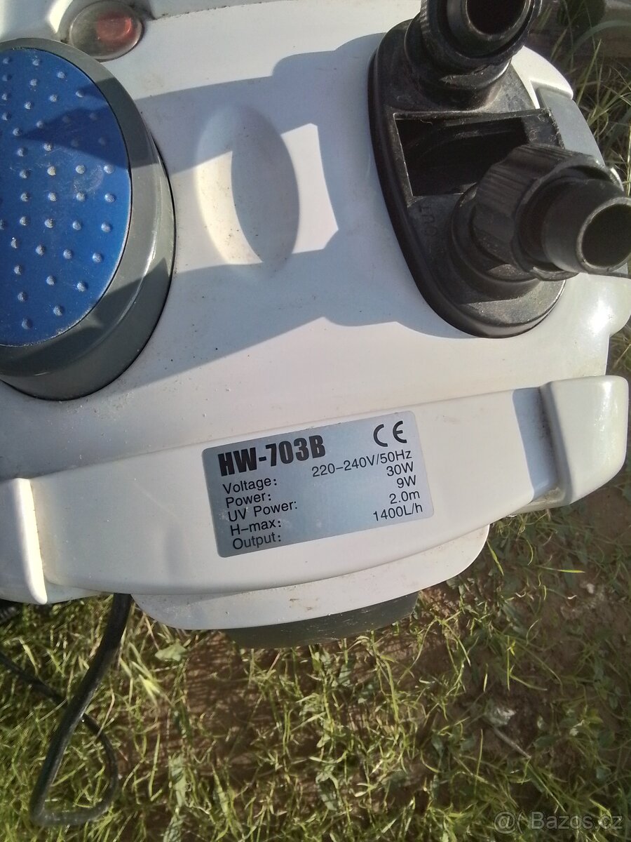 Prodám pro akvária filtr s uv světlem