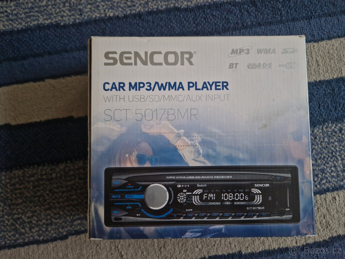 Auto rádio sencor SCT 5017BMR