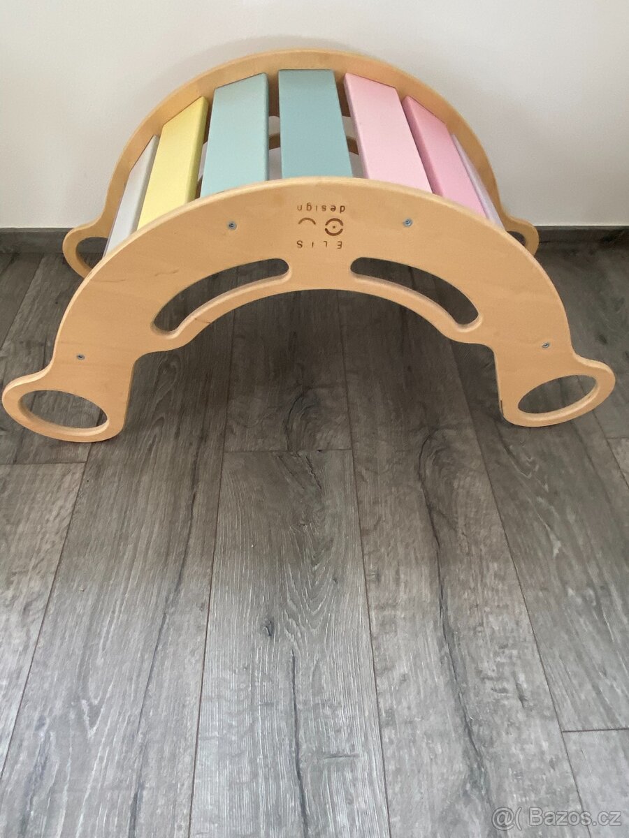 Montessori houpačka Elis Design 5v1 pastel