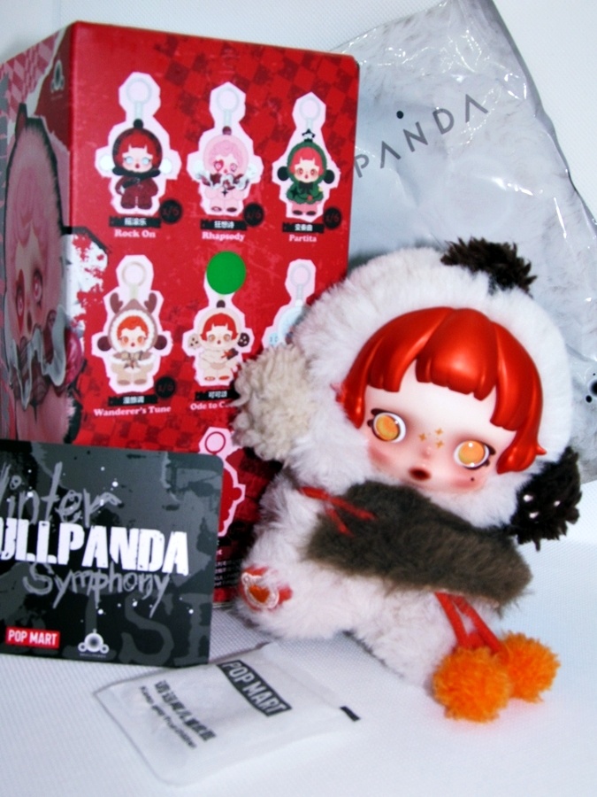 č.2 🐼POP MART SKULLPANDA plyšový přívěsek, panenka