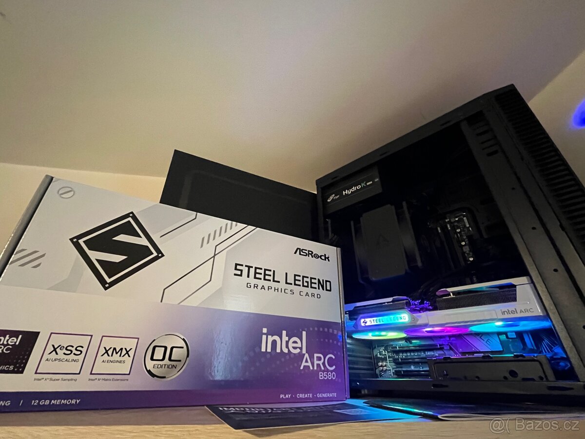 Gpu graficka karta intel arc b580 steellegend