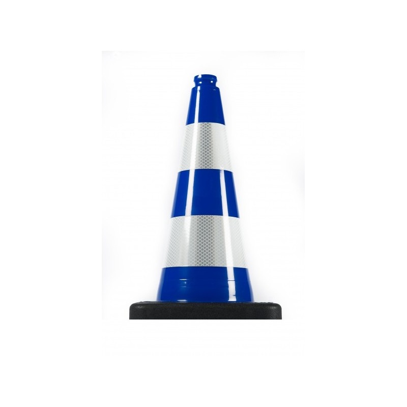Dopravní kužel 50 cm PVC/REC modrý