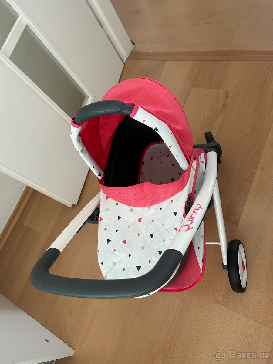 Dětský kočárek Smoby maxi-cosi quinny růžový