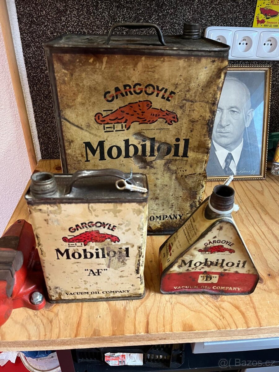 Prodám staré olejové plechovky