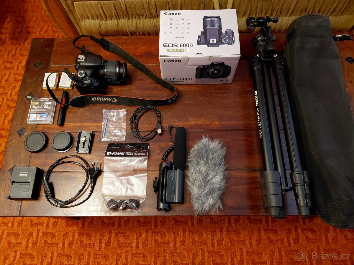 Prodám zrcadlovku Canon EOS 600D a příslušenství