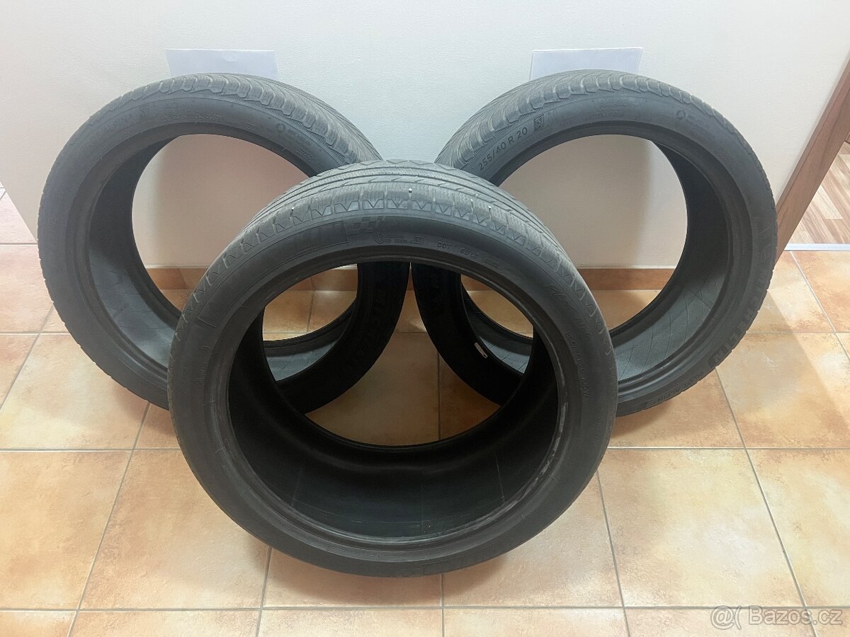 3ks MICHELIN 255/40/20, 295/35/20, zimní