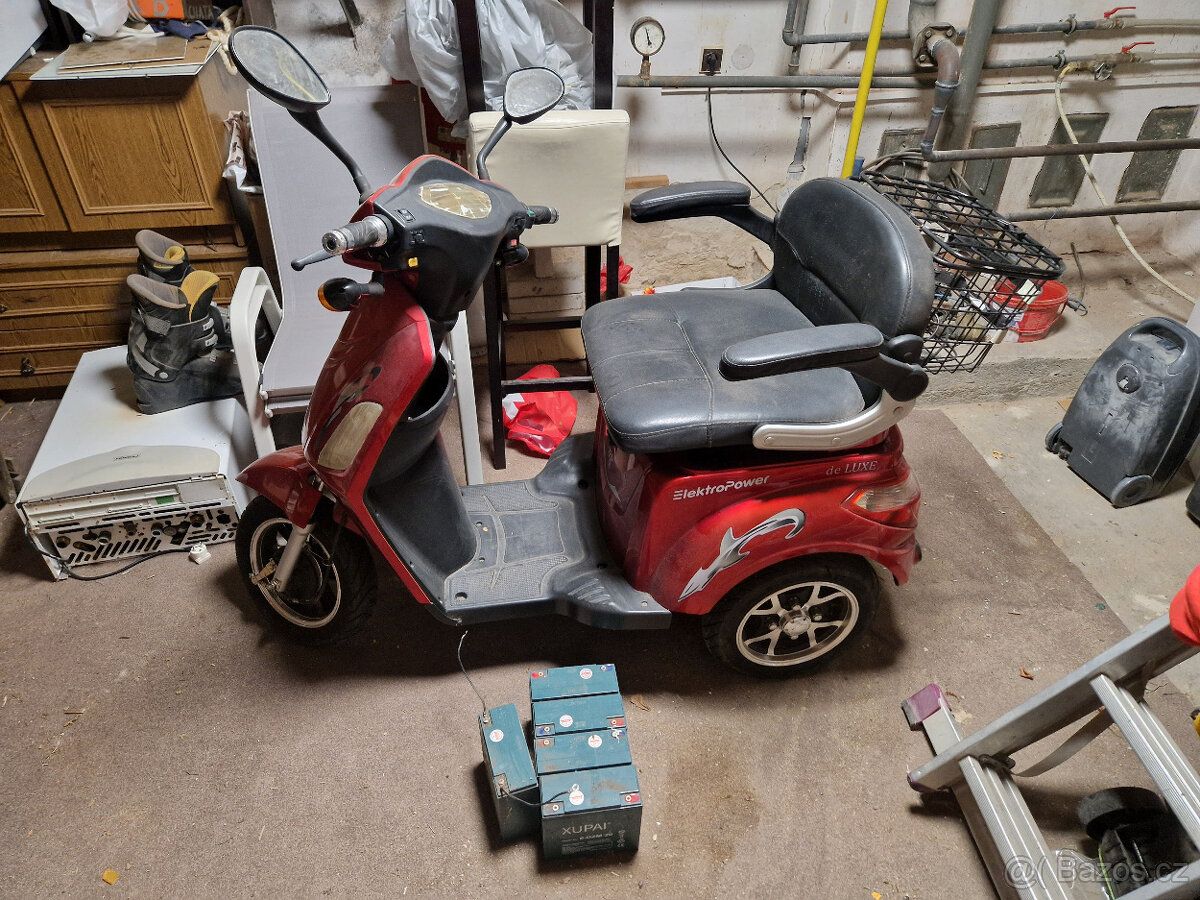 Elektricka Trikolka Elektropower De Luxe