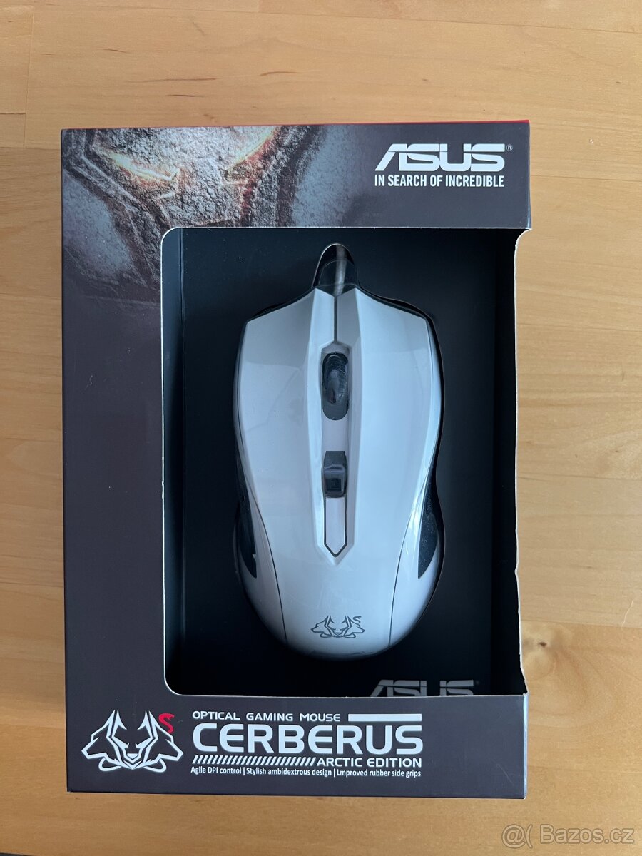 Herní myš ASUS Cerberus Arctic Edition