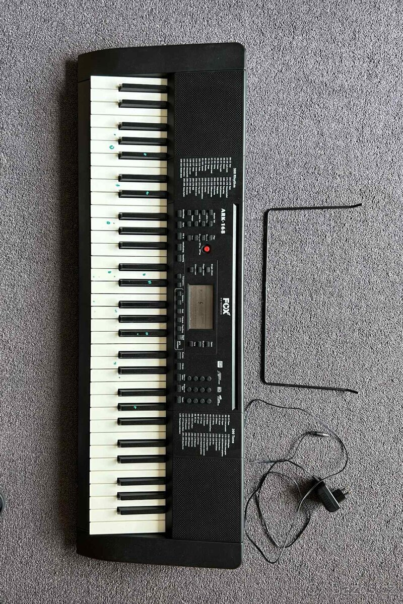 Klávesy - Fox 168 BK