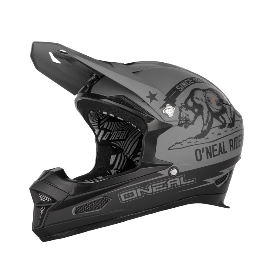 Zánovní Helma O´Neal Fury California černá/šedá Velikost: S