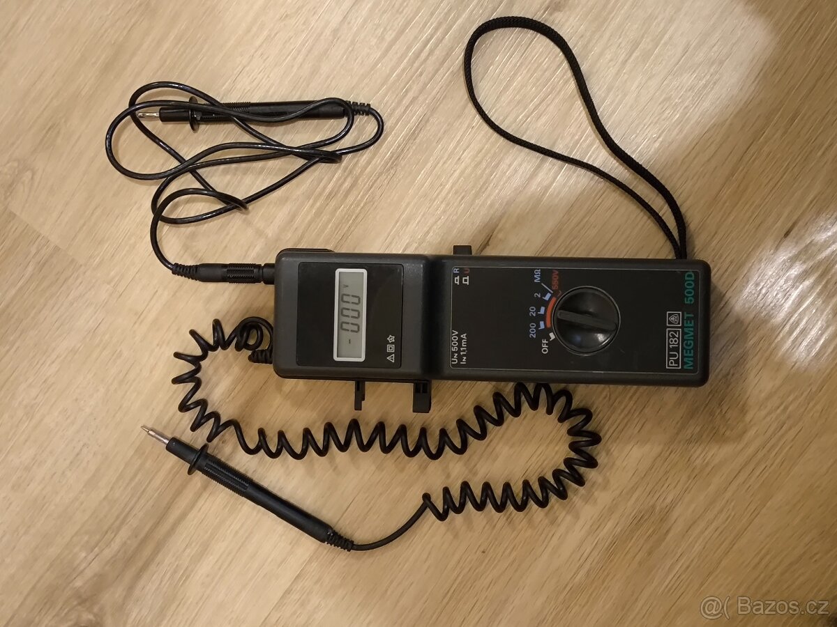 Meric izolacniho odporu PU 182 Megmet 500D