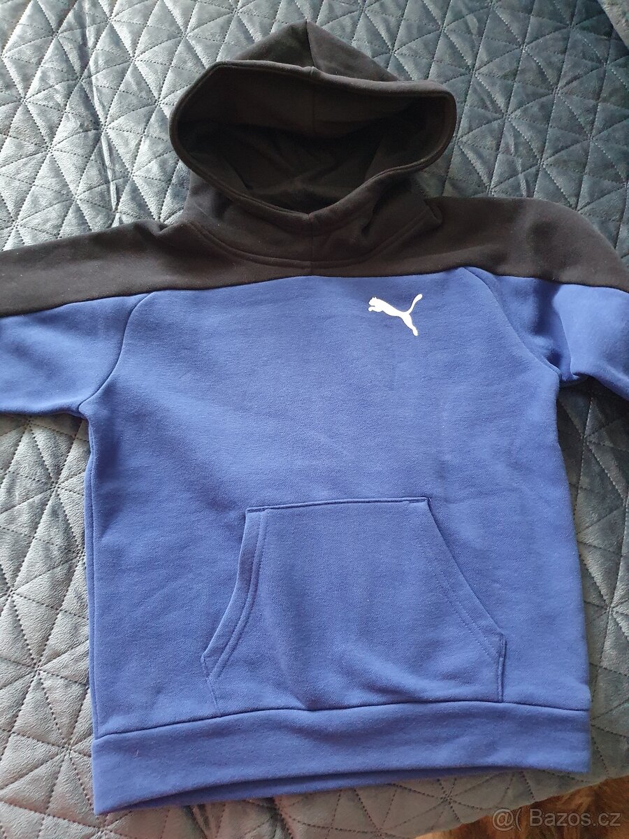 Mikina puma + tepláky Adidas vel 128