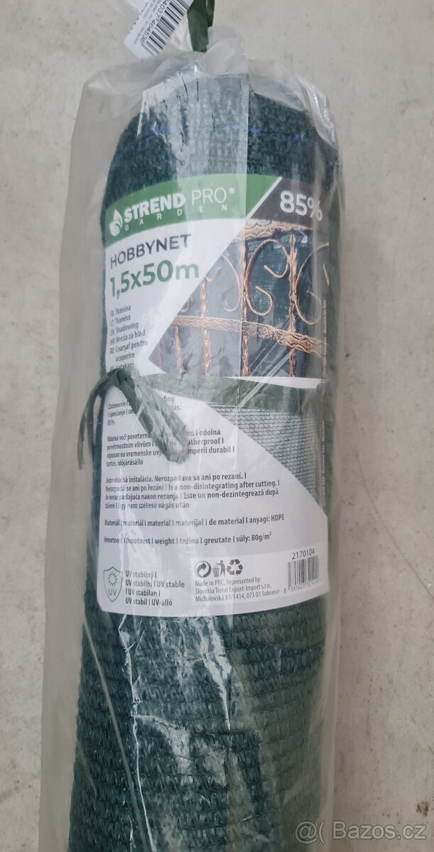 PLOTOVÁ STÍNOVKA 1,5 X 50M 80%