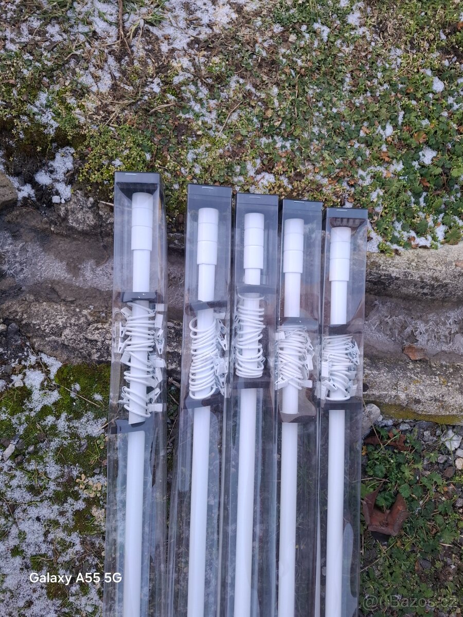 Nové - garnýže, záclonová souprava