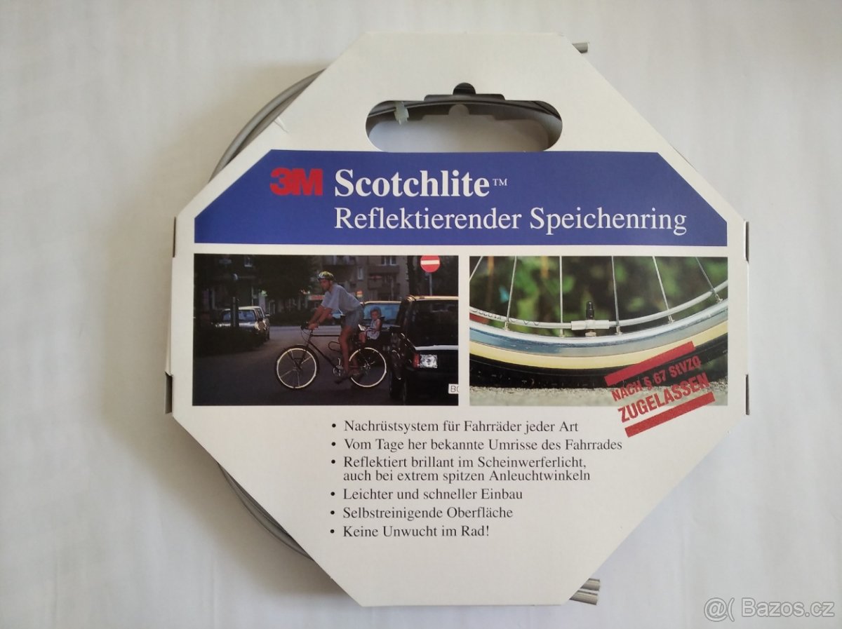 Sada reflexních prutů do výpletu kola