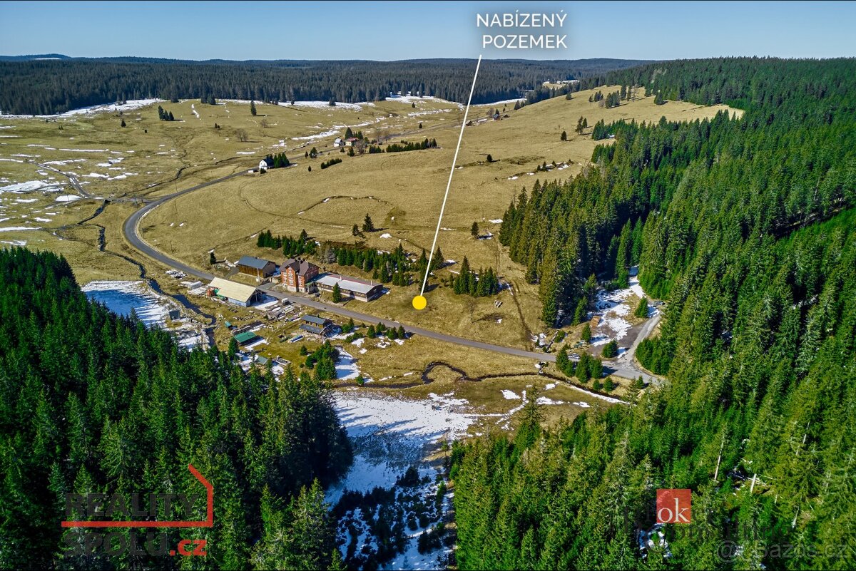 Prodej, pozemky/komerční, 1428 m2, Nové Hamry , Karlovy Vary