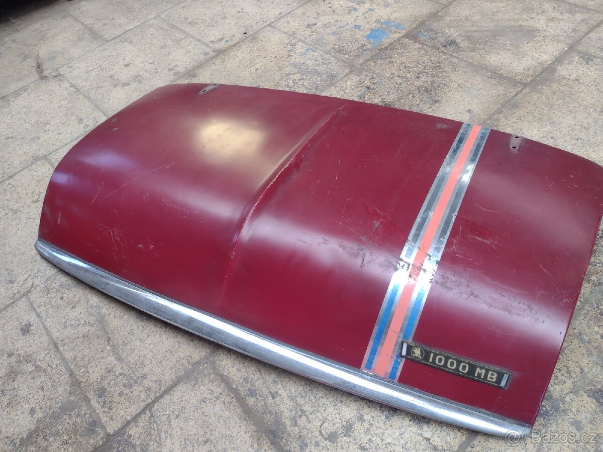Škoda 1000 mb zadní kapota