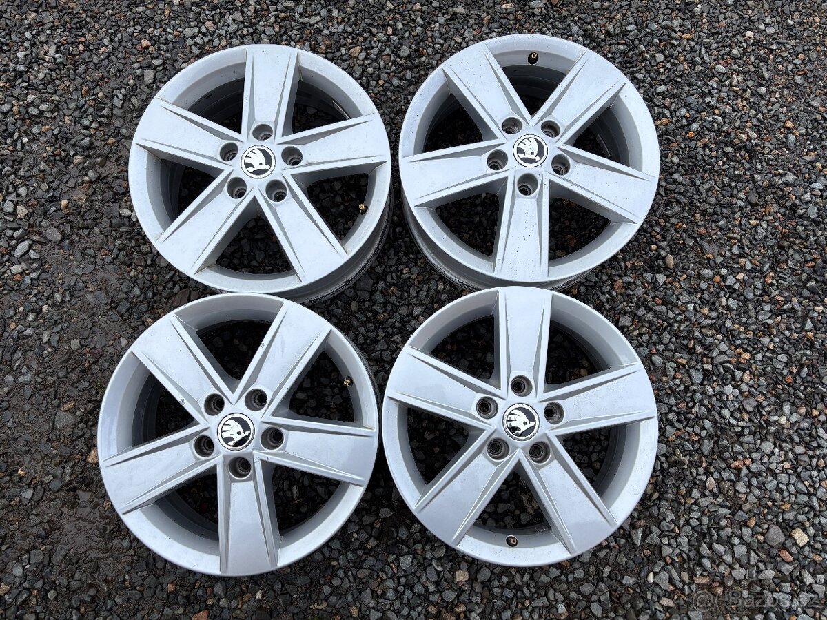 Alu original sada disku Škoda Star 5x112 6J ET48 R16