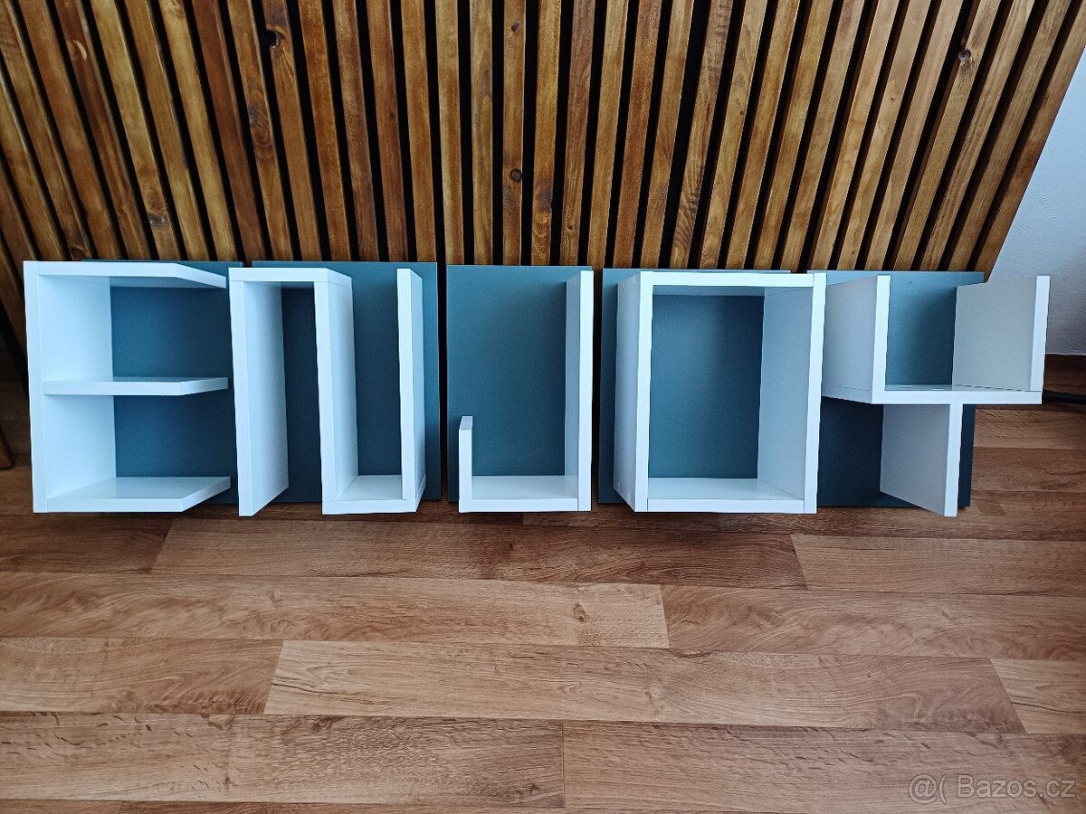 Designová polička "ENJOY" – 5 dílů