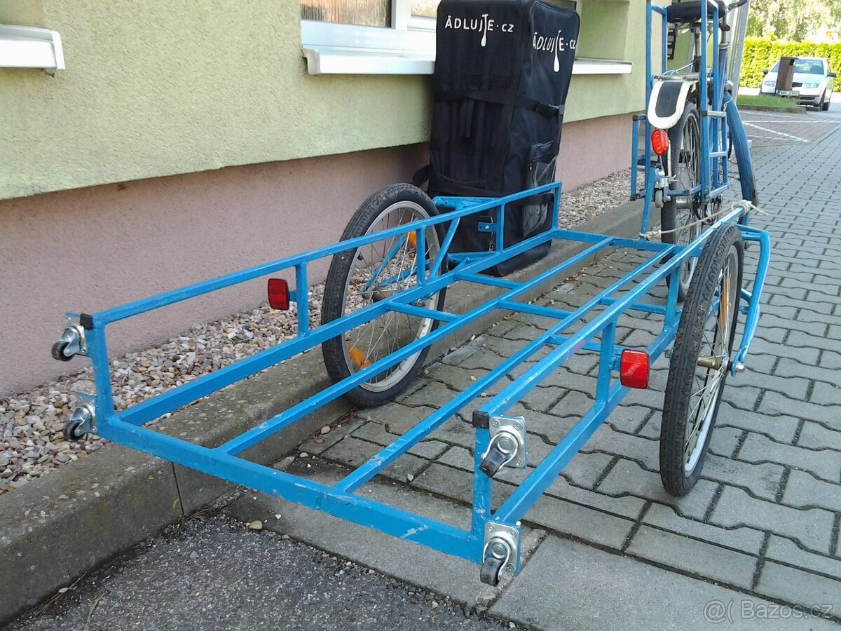 Kolo + přivěs na přepravu padlbordů třeba.