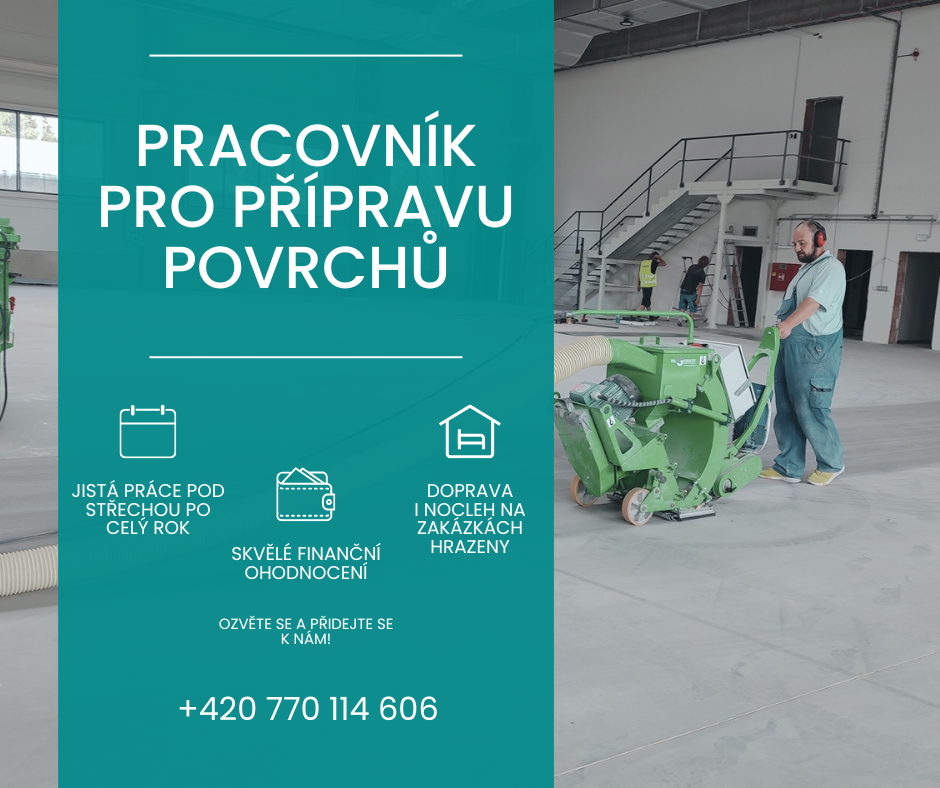 PRACOVNÍCI PRO PŘÍPRAVU POVRCHŮ