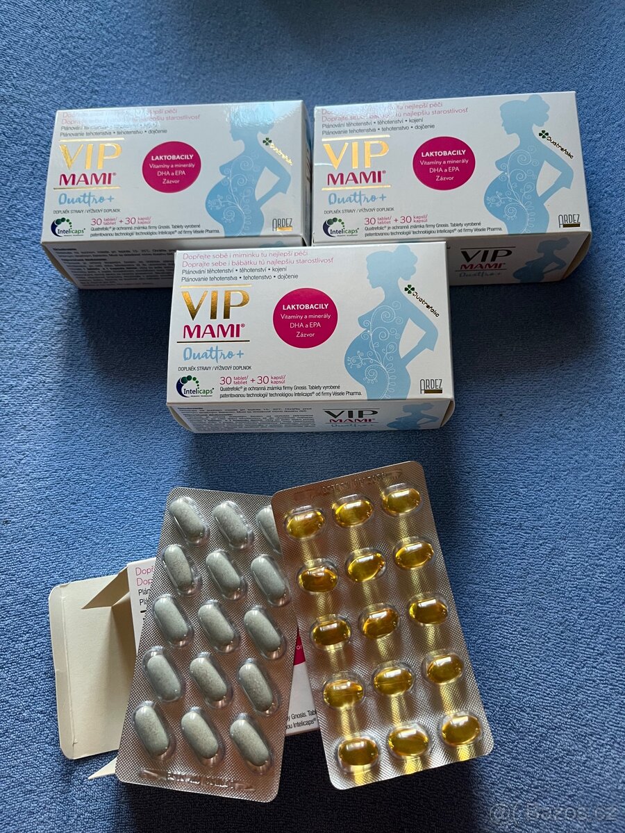 Těhotenské vitaminy VIP mami Quattro