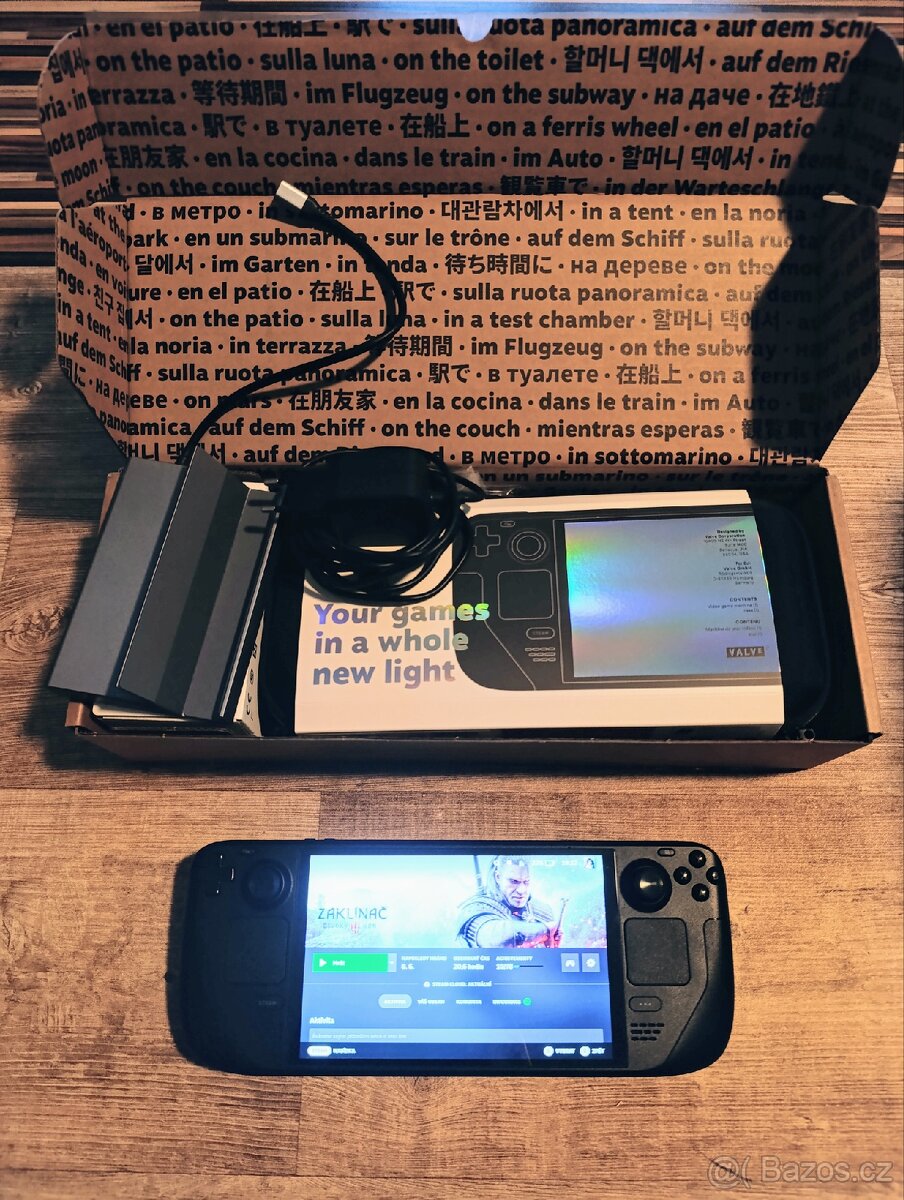 Steam Deck OLED 512 GB – Téměř nový + dock
