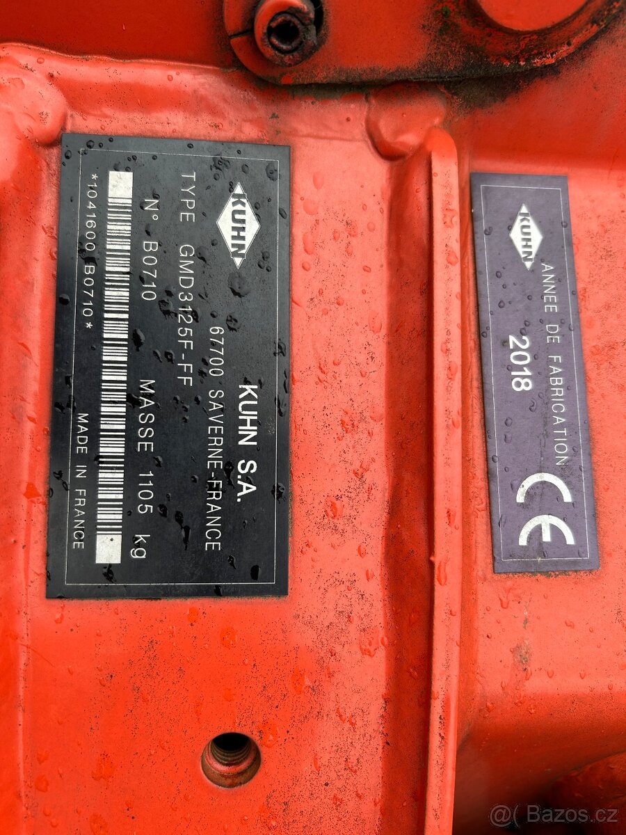 Žací lišta GMD 3125 F FF