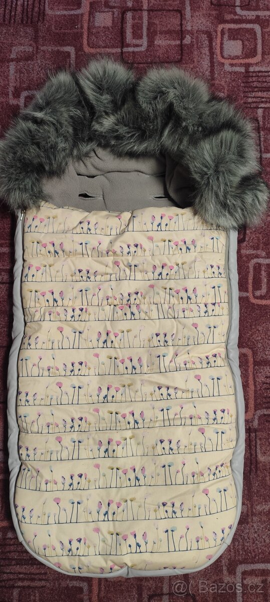 Dětský zimní fusak s kožešinkou do kočárku zn.Linda Cube