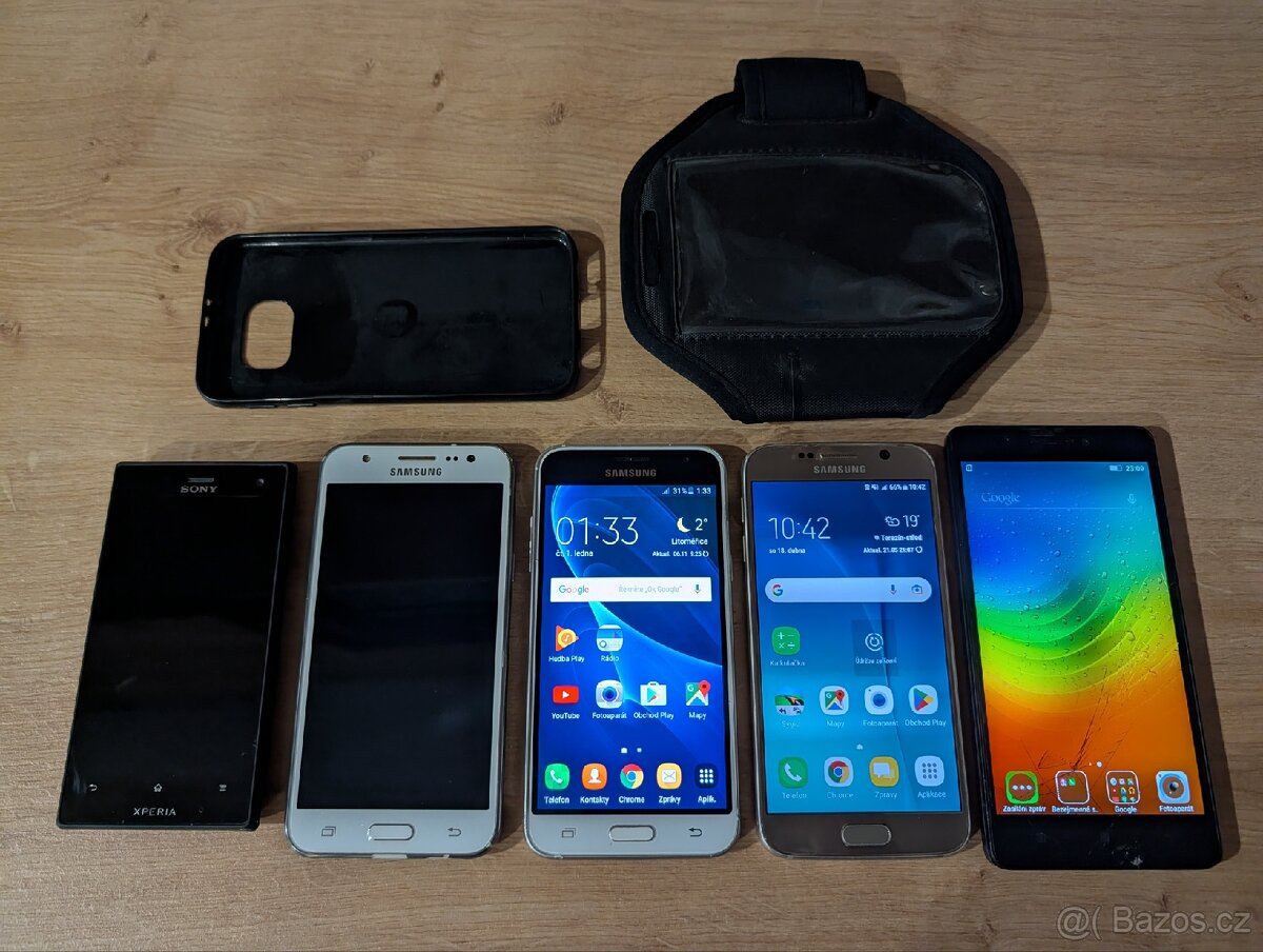 Samsung S6, J5, J3 ~ Sony Xperia acro S ~ Lenovo A7000