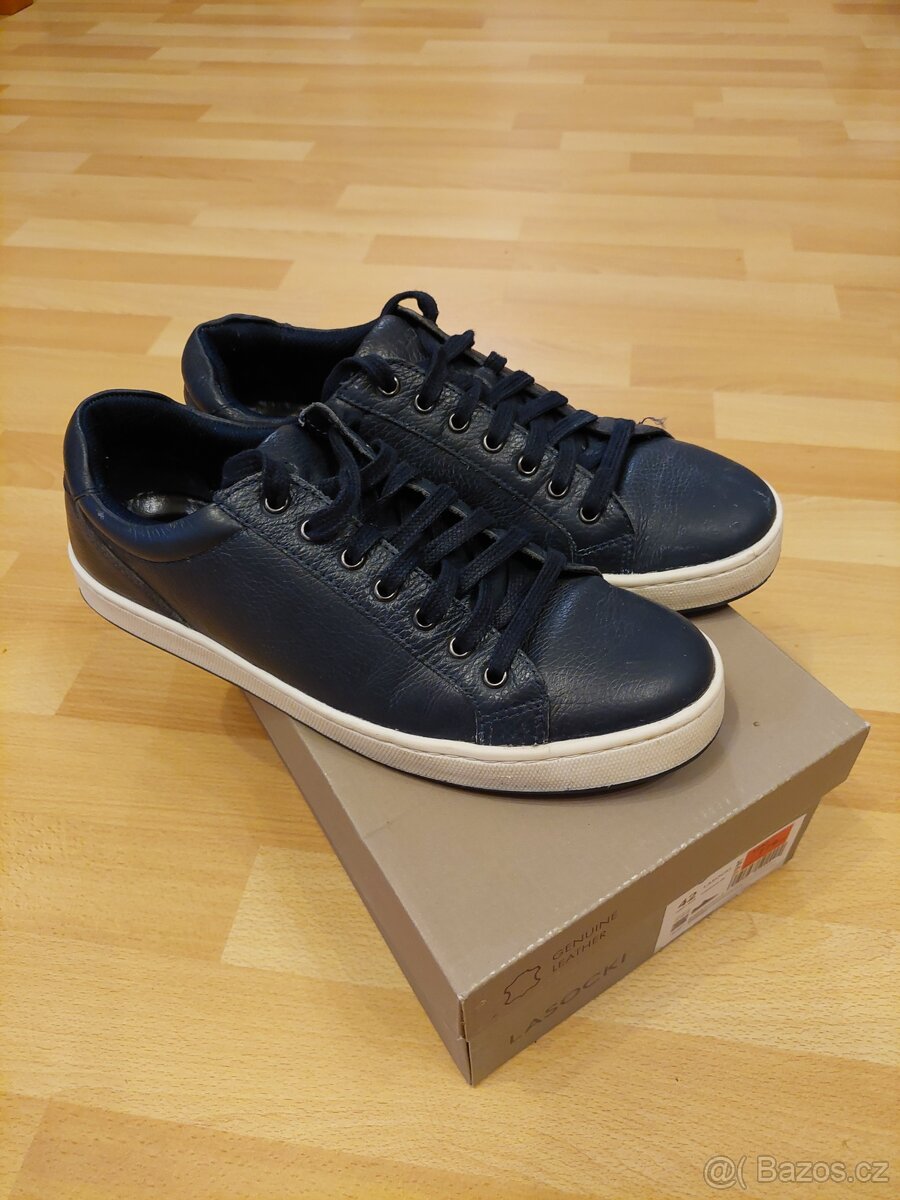 Pánské kožené boty Lasocki - vel. 42